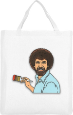 Bob Ross Beutel Kurz Weiß