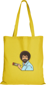 Bob Ross Beutel Lang Gelb
