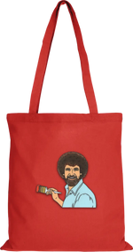 Bob Ross Beutel Lang Rot