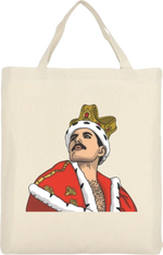 Freddy Mercury Beutel Kurz Natur