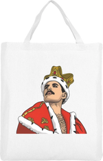 Freddy Mercury Beutel Kurz Weiß