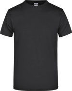Round Heavy T-Shirt — Schwarz