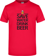 Save Water Drink Beer T-Shirt