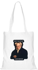 Schopenhauer Beutel Lang Weiß