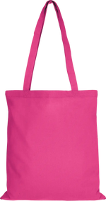 Baumwoll-Tragetasche lange Henkel — Pink