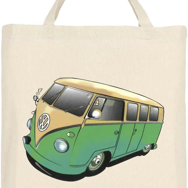VW Bulli Beutel Kurz Natur